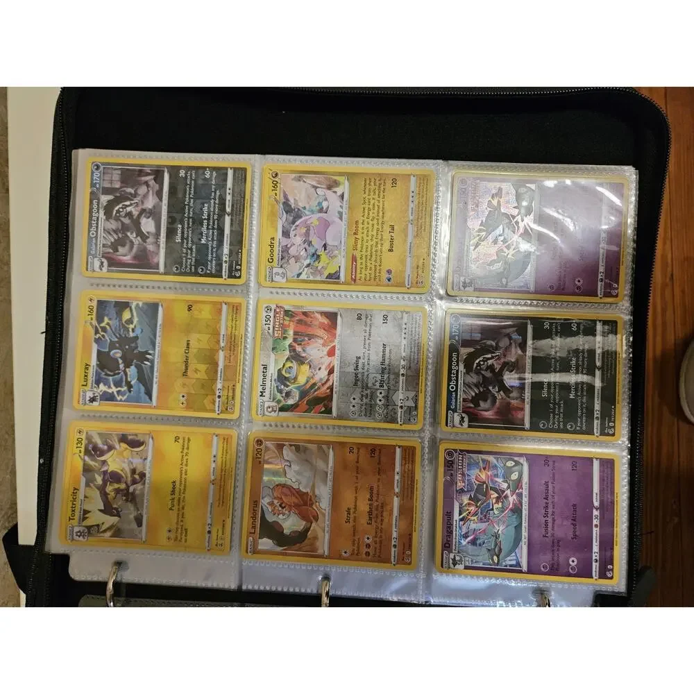 Pokemon TCG Card Lot V VMAX GX EX VSTAR Holo Vintage 9-Pocket Pages